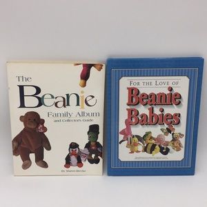 2 Ty Beanie Babies Plush Stuffed Toys Collector’s Guides Books Toy Vintage